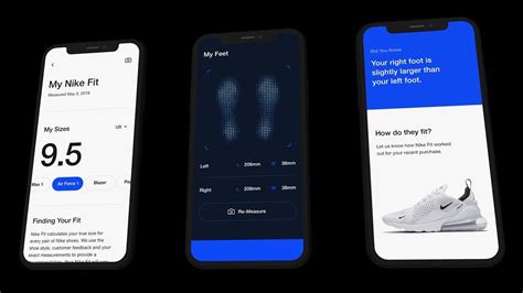 nike foot measurement app